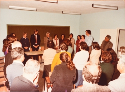 Foundation Stone Laying Ceremony for the Center for People with Disabilities, Ramallah, 1970-1979