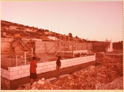 The Construction Site of the Center for People with Disability, Ramallah, 1970-1979