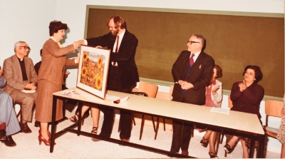 Foundation Stone Laying Ceremony for the Center for People with Disabilities, Ramallah, 1970-1979