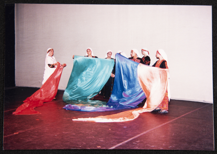 A Photograph of a Performance by al-Hannouneh Troupe

