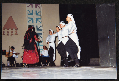 A Photograph of a Performance by al-Hannouneh Troupe