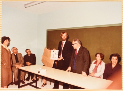 Foundation Stone Laying Ceremony for the Center for People with Disabilities, Ramallah, 1970-1979