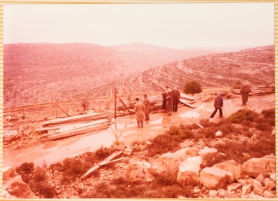 The Construction Site of the Center for People with Disability, Ramallah, 1970-1979