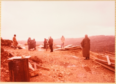 The Construction Site of the Center for People with Disability, Ramallah, 1970-1979