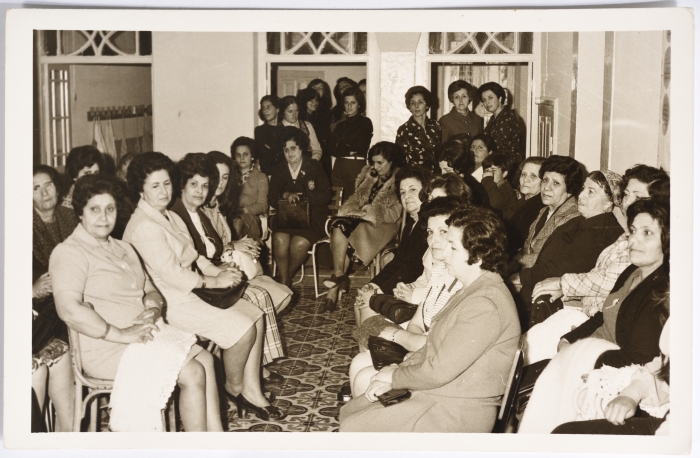 Members of the Nahda Women's Association General Assembly, Ramallah, 1950-1959