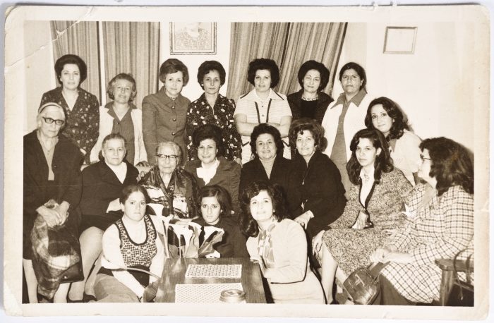 Members of the Nahda Women's Association General Assembly, Ramallah, 1950-1959