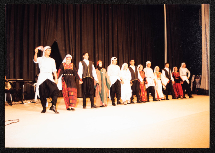 A Photograph of a Performance by al-Hannouneh Troupe
