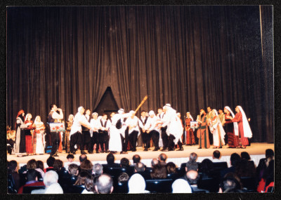 A Photograph of a Performance by al-Hannouneh Troupe

