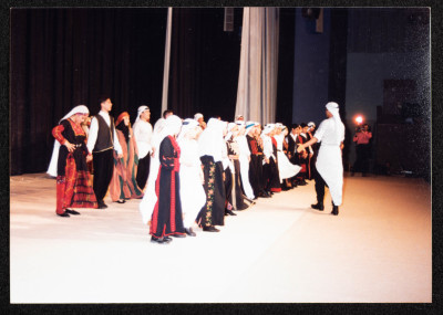 A Photograph of a Performance by al-Hannouneh Troupe
