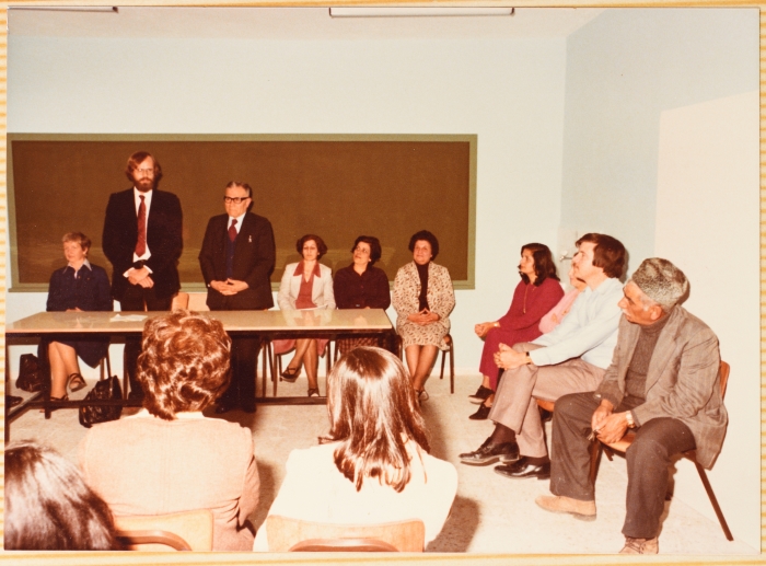 Foundation Stone Laying Ceremony for the Center for People with Disabilities, Ramallah, 1970-1979