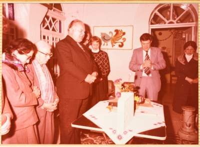 Foundation Stone Laying Ceremony for the Center for People with Disabilities, Ramallah, 1970-1979