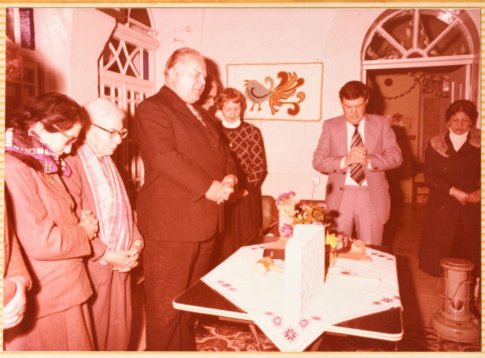 Foundation Stone Laying Ceremony for the Center for People with Disabilities, Ramallah, 1970-1979