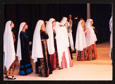 A Photograph of a Performance by al-Hannouneh Troupe
