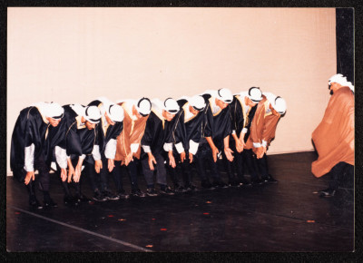 A Photograph of a Performance by al-Hannouneh Troupe
