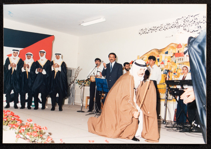 A Photograph of a Performance by al-Hannouneh Troupe
