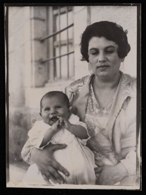 A Portrait of a Woman and a Child from al-Alamy Family 