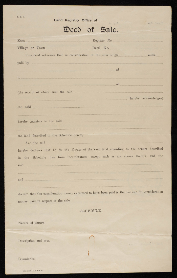 A Contract of Sale
