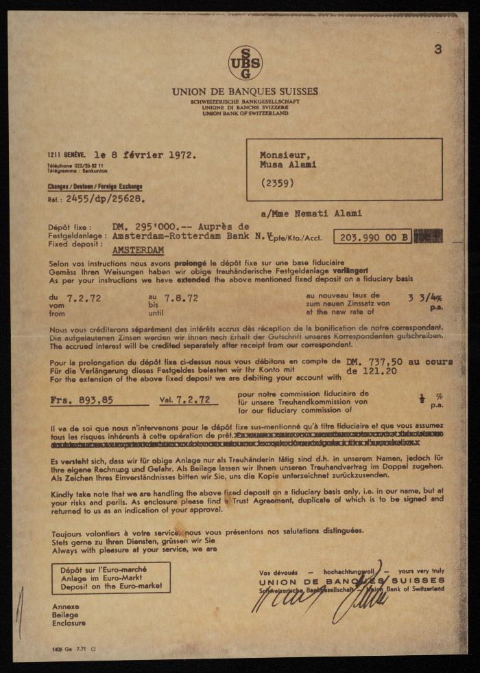 Musa al-ʿalamy's Securities 