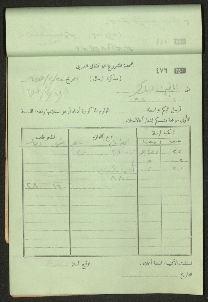 Dispatch Notes, 1955 