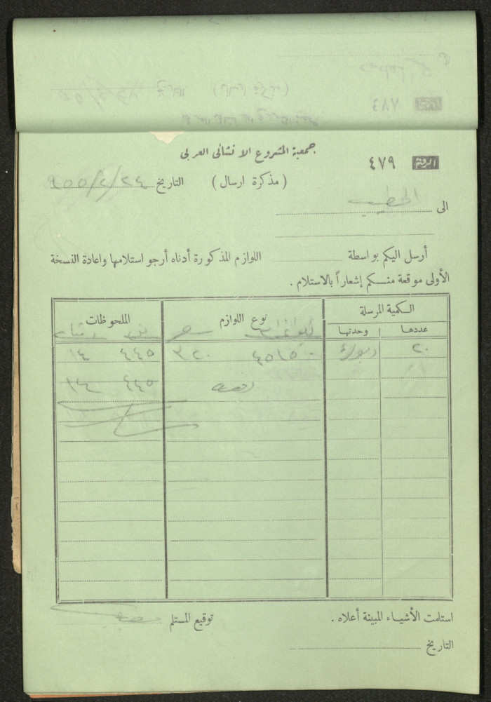 Dispatch Notes, 1955 
