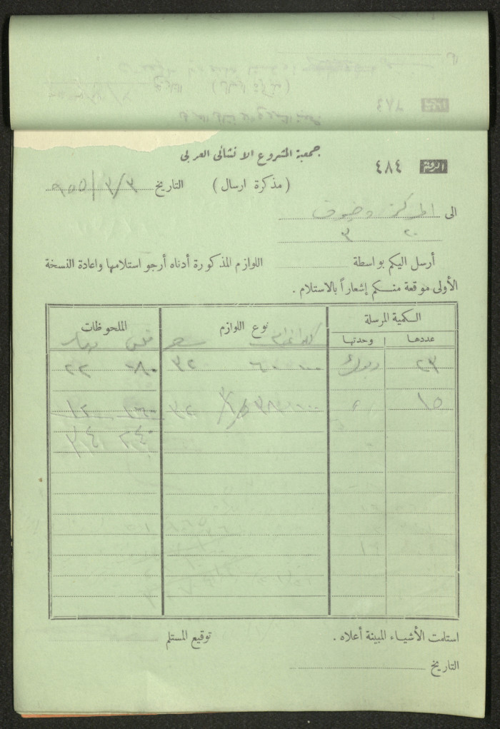 Dispatch Notes, 1955 