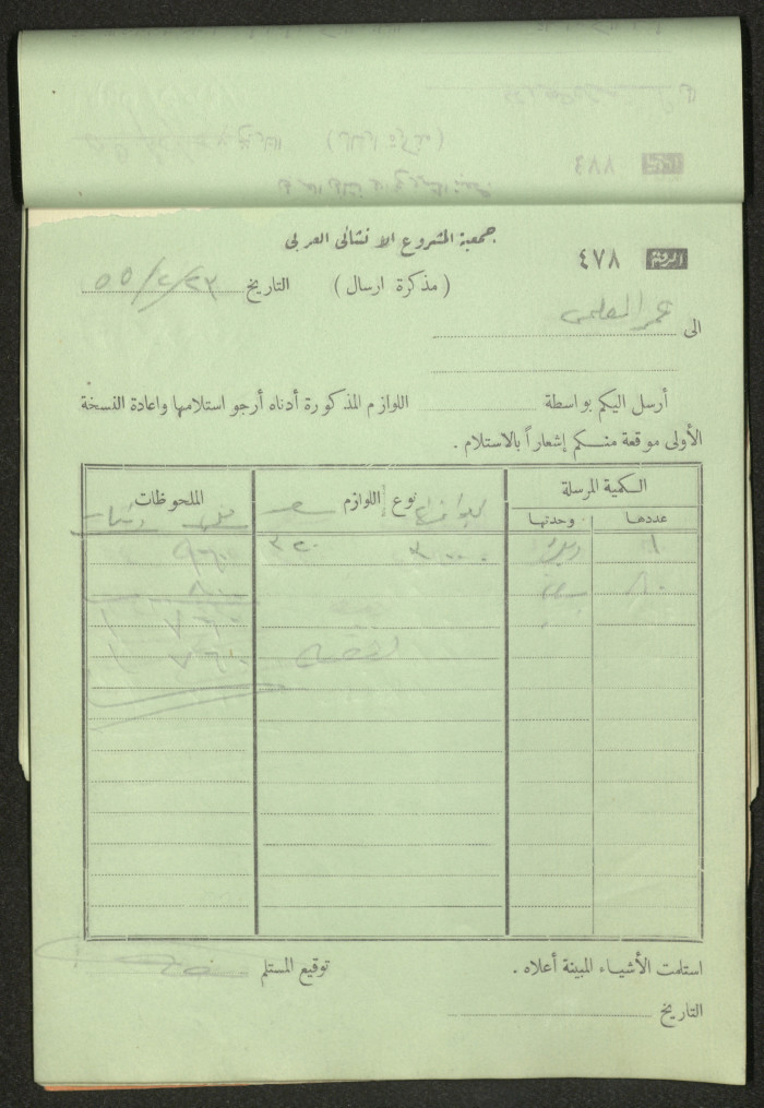 Dispatch Notes, 1955 