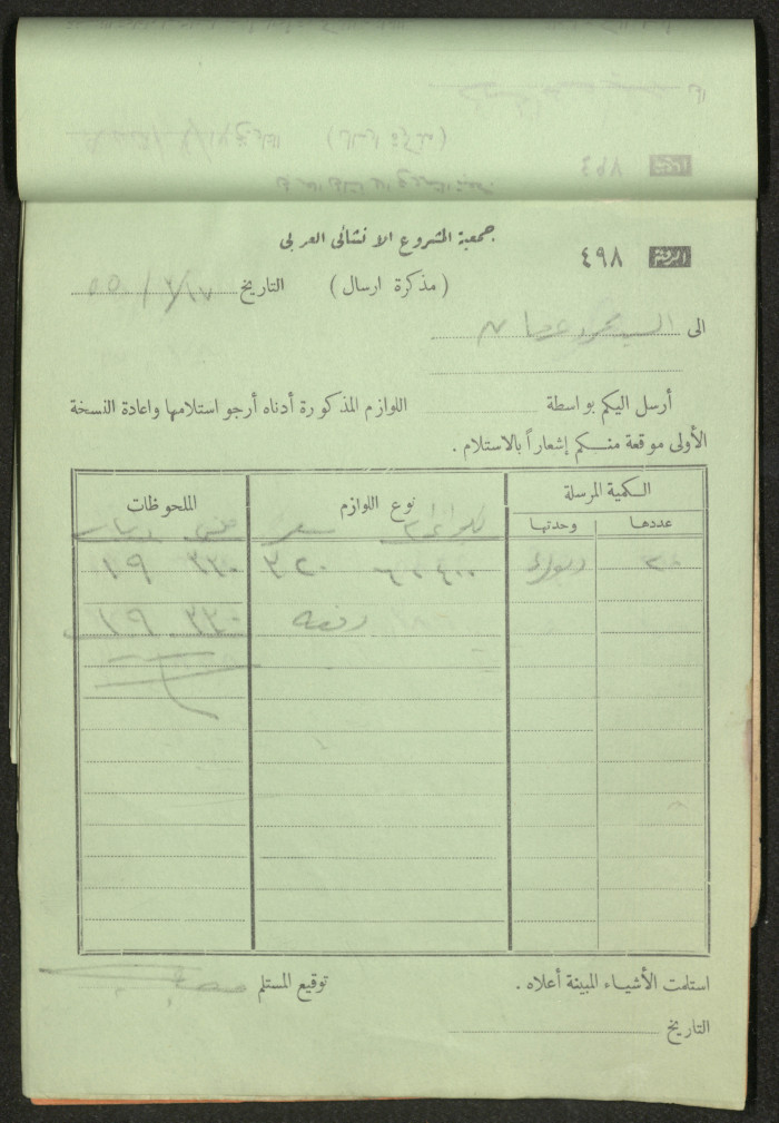 Dispatch Notes, 1955 