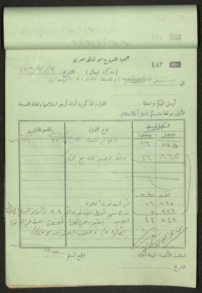 Dispatch Notes, 1955 
