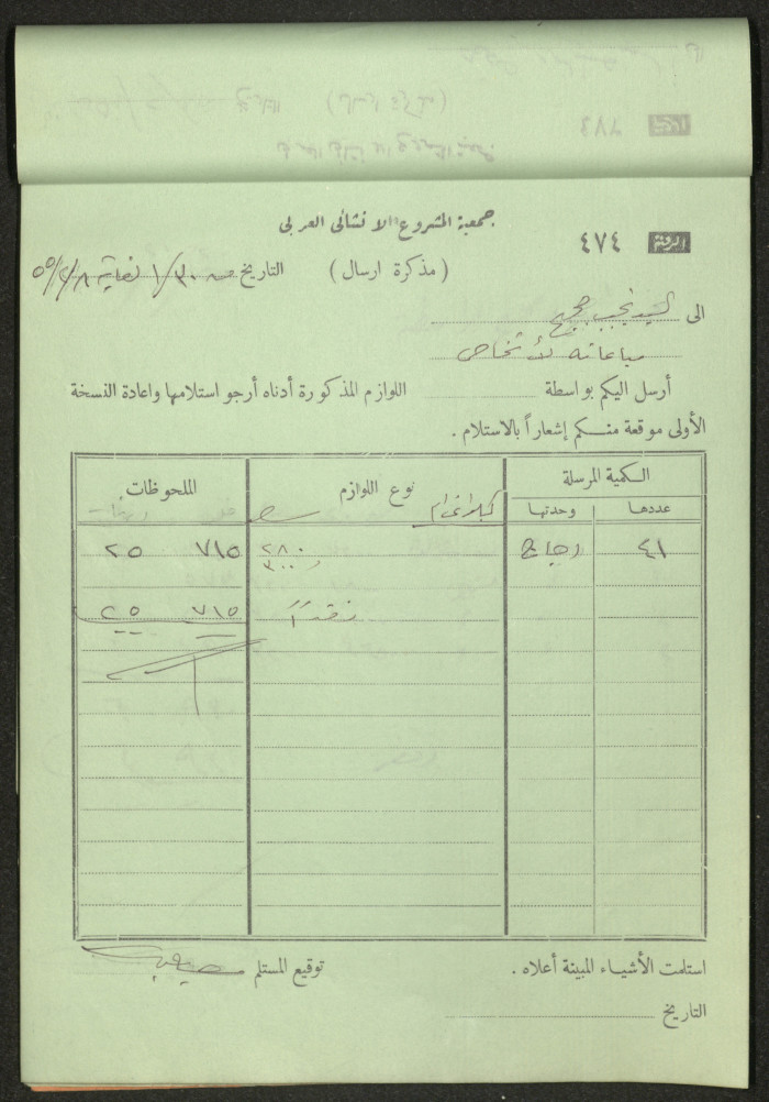Dispatch Notes, 1955 