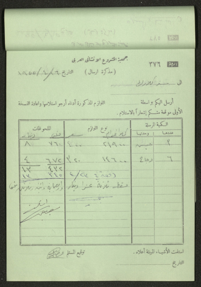Dispatch Notes, 1955 