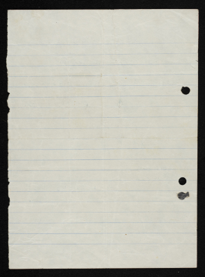 Yaʿqub Ghannam's Resignation Letter from Sareyyet Ramallah in 1965