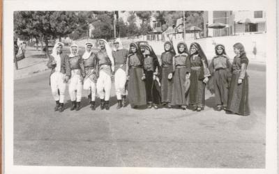 عرض دبكة لفرقة سرية رام الله الأولى للرقص الشعبي