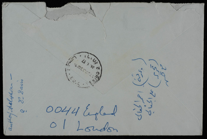 An Envelope with Notes 
