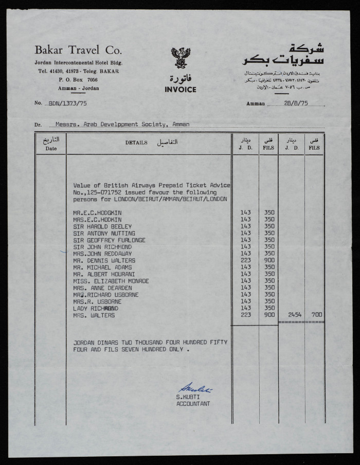 Price List 