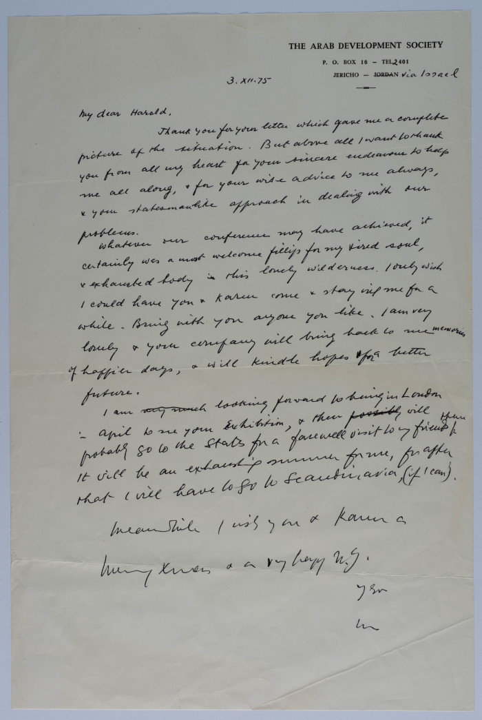 A Letter to Musa al-ʿalamy, 1951