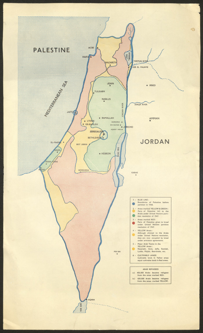 The Map of Palestine 