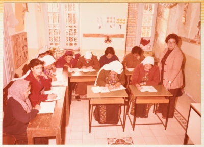 Women in the Nahda Women’s Association, Ramallah, 1980-1989