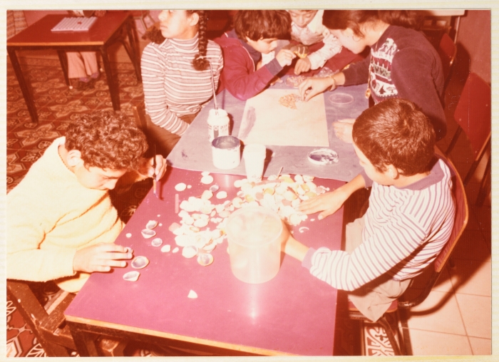 Students at the Nahda Women's Association School, Ramallah