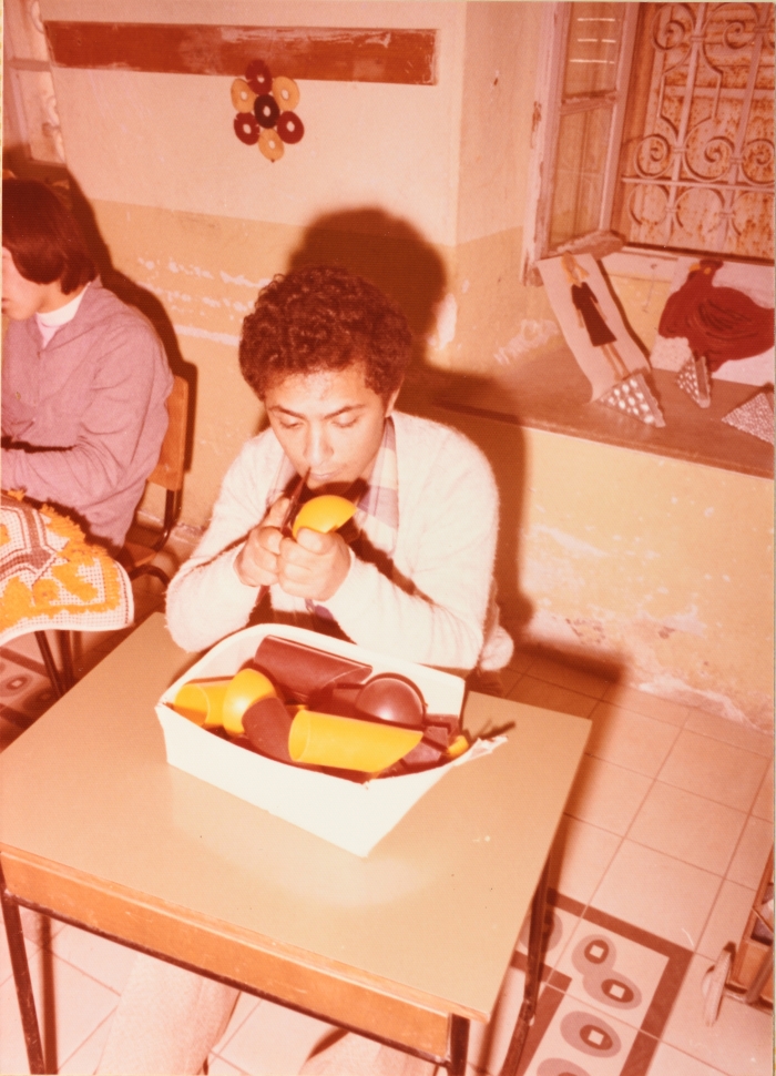 طلاب في مدرسة جمعية النهضة النسائية، رام الله