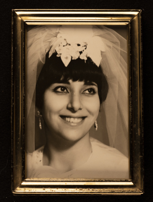 Nayfa ʿashrawi on Her Wedding Day 