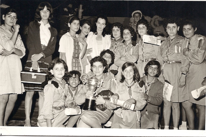 The Scout Group after winning a championship