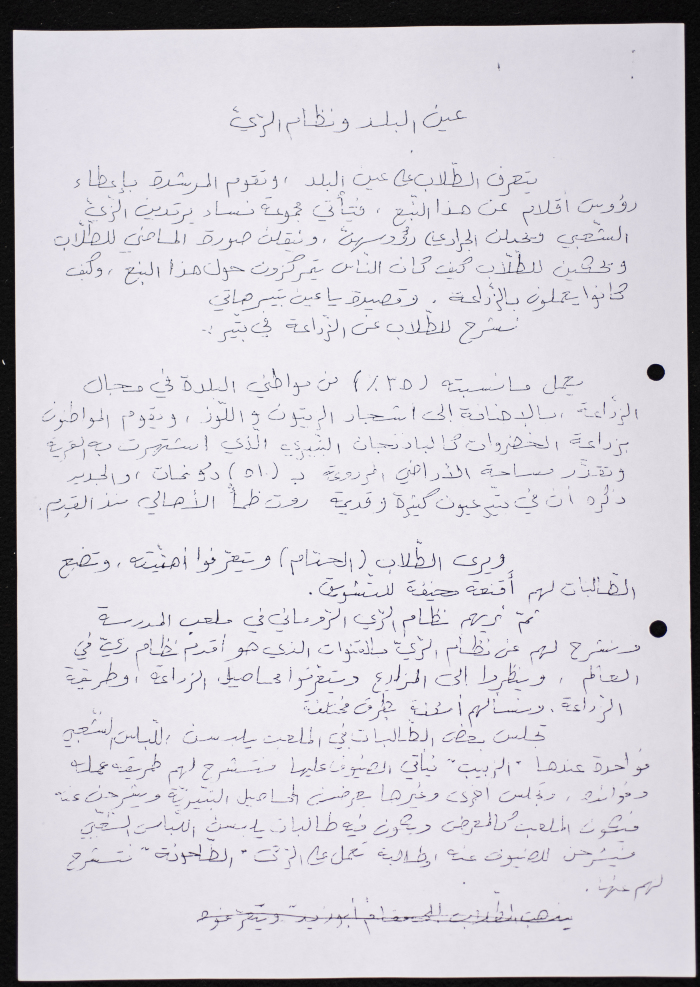 The Study Program for Groups