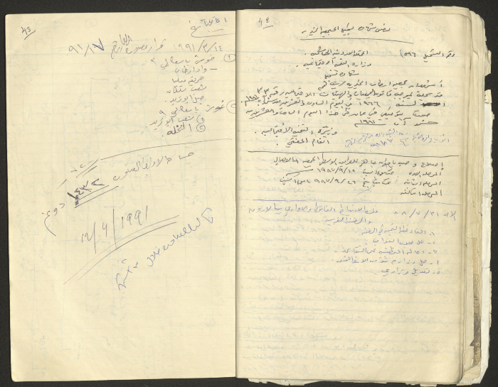A Part of a Manuscript on Artas, Written by Musa Sanad