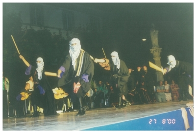 A Photograph of Dabkeh Show by Sareyyet Ramallah Dance Troupe

