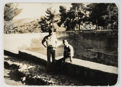 Musa Sanad with a Person, Artas
