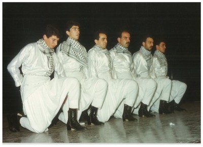 A Photograph of Dabkeh Show by Sareyyet Ramallah Dance Troupe
