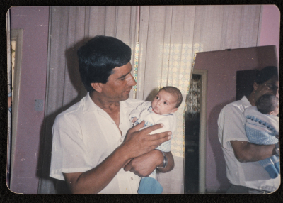 Musa Sanad with his Daughter Raghda 