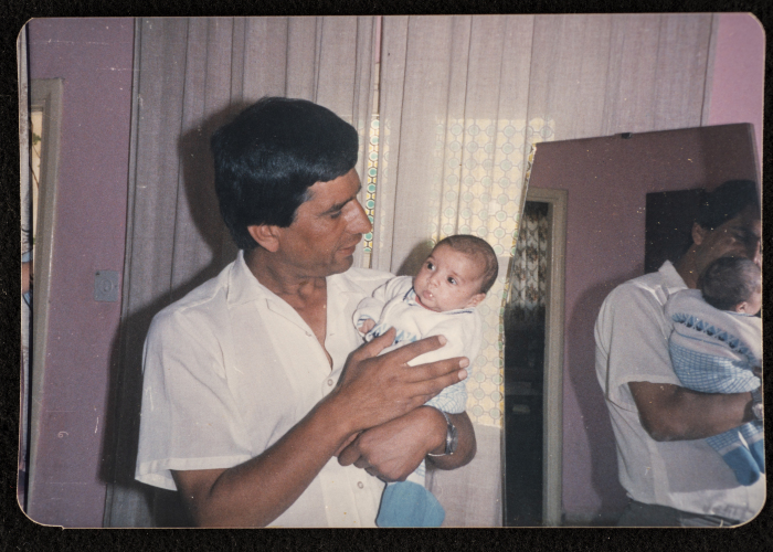 Musa Sanad with his Daughter Raghda 