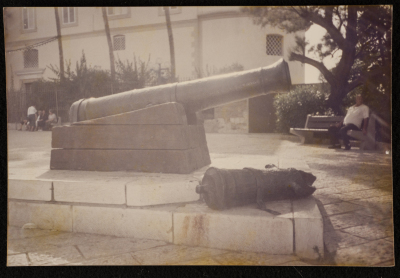 An Old Cannon in Occupied Jaffa 