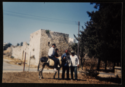 Musa Sanad in Front of Murad Castle, Artas 